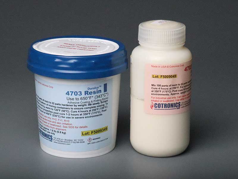 고온 에폭시 접착제 260°C~345°C Cotronics